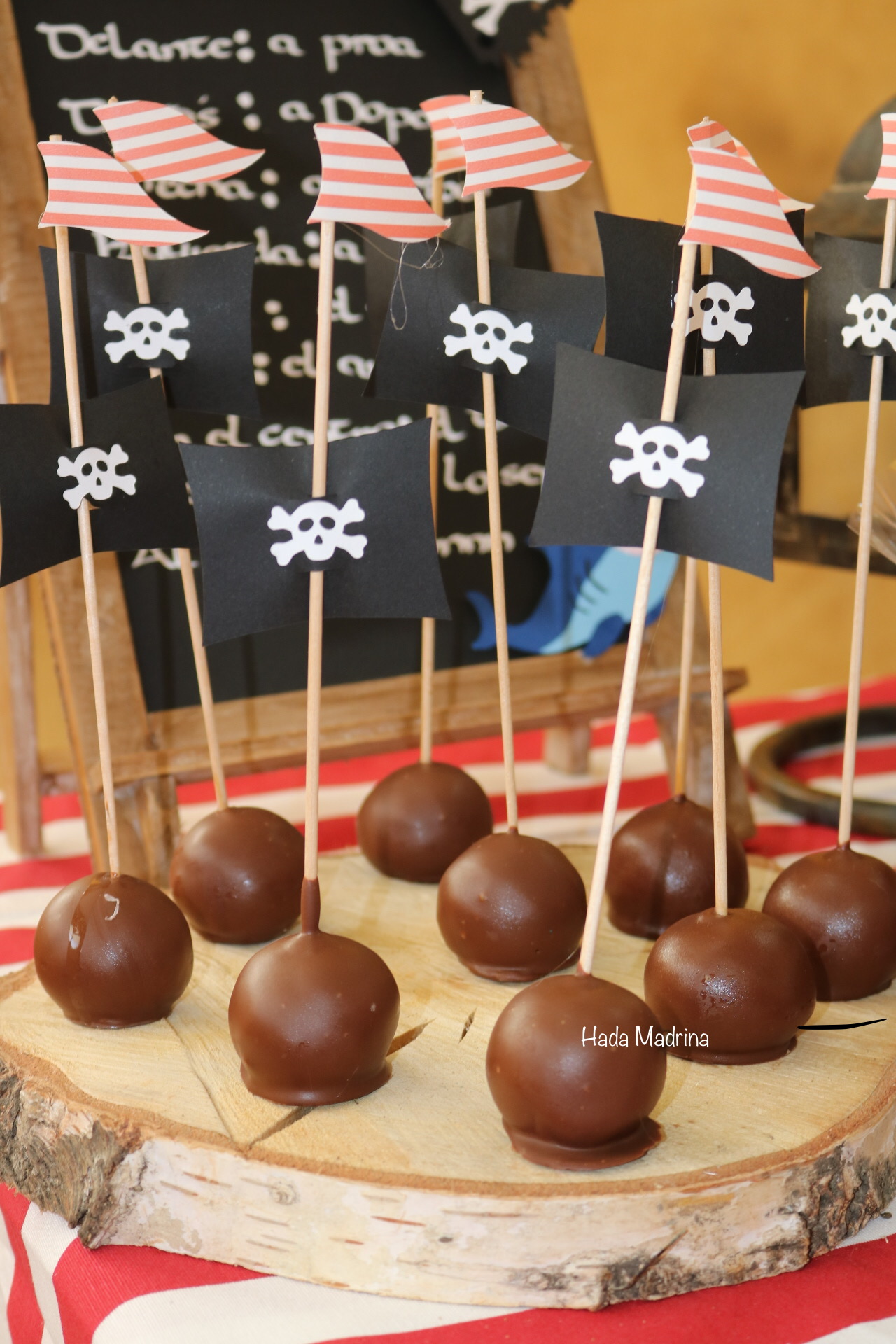 cakepops navio pirata.