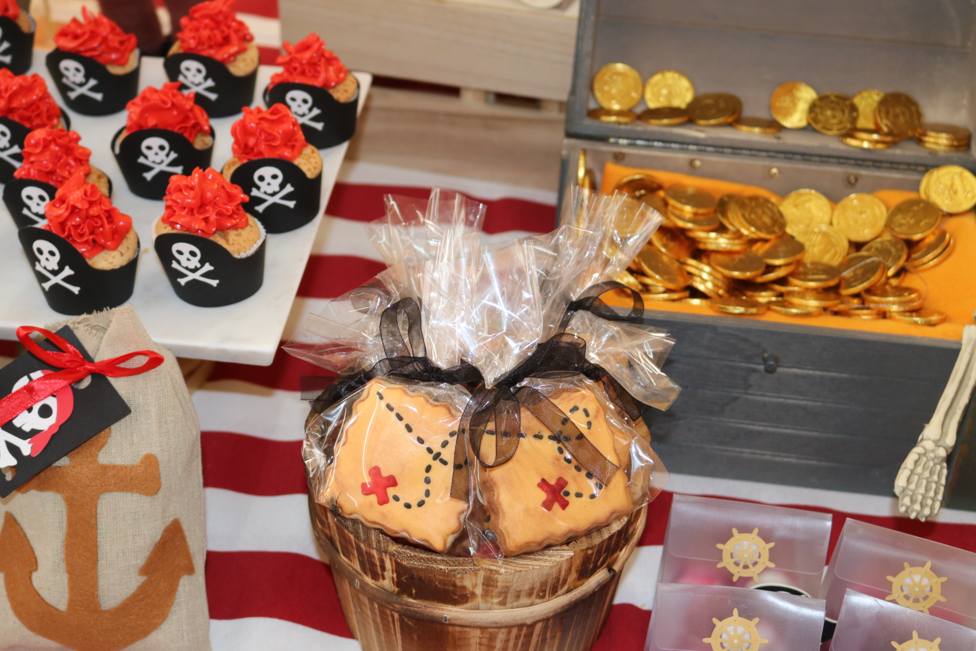 Galletas el mapa de tesoro.